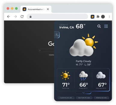 activate extension window